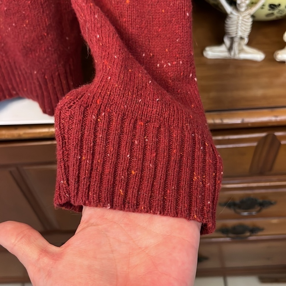 SOLD MERCARI Goodfellow & Co. Fair Isle Sweater Maroon Medium - Picture 6 of 10